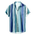 thumbnail image 2 of KaLI_store Blouses & Button-Down Shirts Men's Hawaiian Shirt Short Sleeve Casual Button Down Floral Printed Beach Shirts with Pocket Grey,XL, 2 of 3
