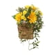 thumbnail image 3 of Corona de flores para puerta de entrada, corona de primavera, estilo granja Amarillo, 3 of 9