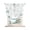 Green Grey, variant on Blue Coastal Tie Up Curtains for Kitchen Windows,Adjustable Rod Pocket Valance 45 Inch Short, Nautical Summer Beach Coral Sea Turtle Window Treatment Balloon Roman Blind Shade, 52" x 45"