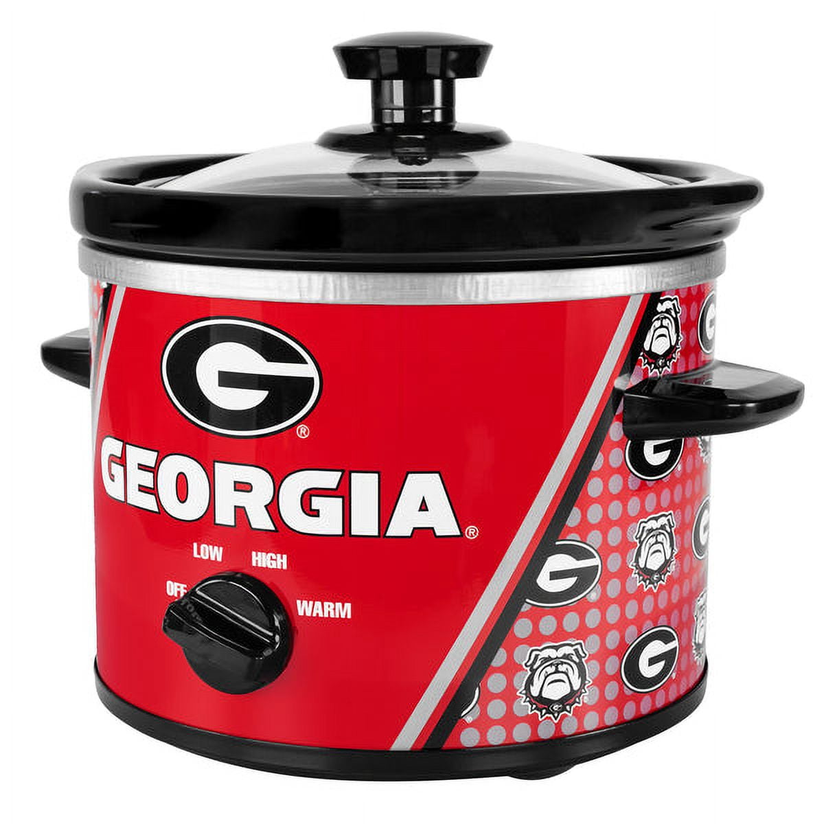 Uncanny Brands Georgia Bulldogs 2-Qt Slow Cooker
