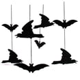 thumbnail image 4 of Halloween Wind Chime DIY Decorative Scary Bat Ornament Holiday Hanging Decor, 4 of 8