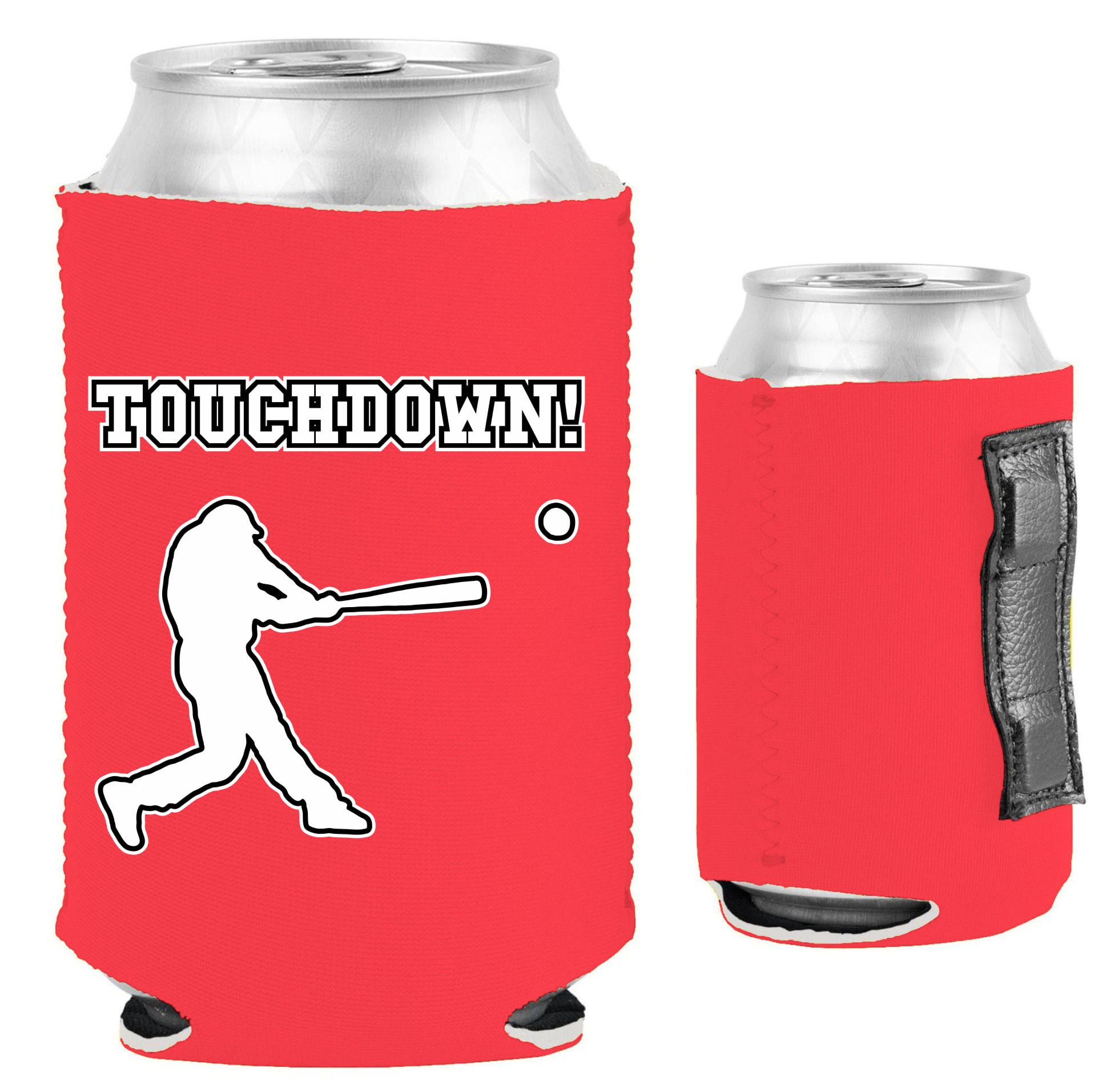 Touchdown Baseball Magnetic Can Coolie (Neon Pink) - Walmart.com