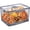 Gray, variant on Bread Box for Homemade Bread Boxes for Kitchen Counter Airtight, Time Recording Bread Storage Container with Lid, Bread Containers Storage Airtight Loaf Bread Keeper, Large