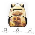 thumbnail image 6 of Uorisanigo School Backpack for Toddler Outdoor Play, Small Lightweight Daypack for Preschool, Casual Bookbag with Side Pocket for Travel Highland Cow Sunflower, 6 of 7