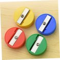 thumbnail image 4 of WHAMVOX 140Pcs School Stationery Supplies Plastic Round Pencil Sharpener Random Color for Office Use Back to School, 4 of 5