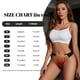thumbnail image 5 of Fotbe Orange Dalia Tanga Sin Costuras para Mujer con Estampado – Panties Invisibles, Transpirables y Cómodos para Uso Diario-X-Large, 5 of 6