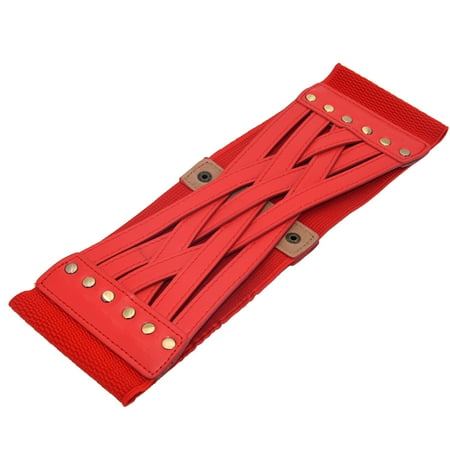

Wozhidaoke Belts For Women Women Corset Belt Wide Leather Waist Belt For Daily Punk Dresses Chest Elastic Waistband Womens Belts
