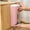 Pink, variant on Mnjin Garbage Bag Storage Box Home Kitchen Bathroom Wall Hanging Storing Rack Pink