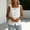 White, variant on Morttic Women's Square Neck Wide Strap Tank Top – Front Single Button Down Sleeveless Loose Solid Color Summer Casual Blouse White,S