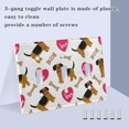 thumbnail image 4 of Dailycode Light Switch Plate Covers 2 Gang Wall Plate Plastics Outlet Covers for Kitchen Home Office Decor Dog Bones Love Heart, 4 of 8