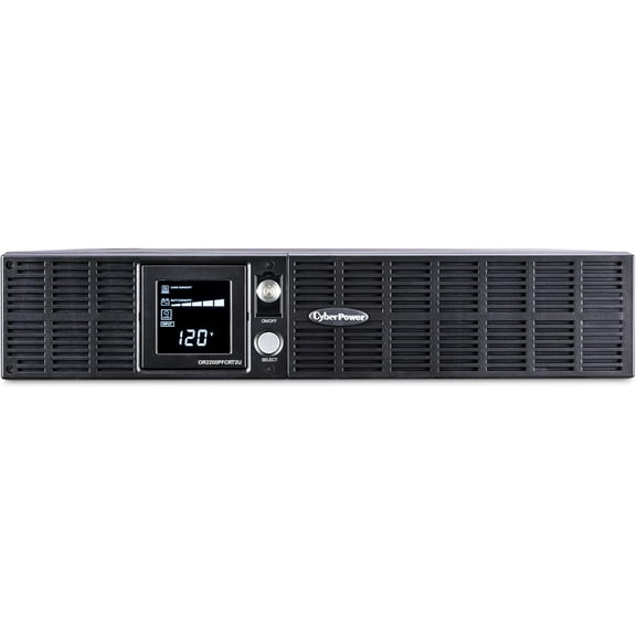 Restored CyberPower OR2200PFCRT2U-R PFC Sinewave UPS System, 2000VA/1540W, 8 Outlets, AVR, 2U Rack/Tower (Refurbished)
