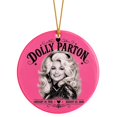 thumbnail image 2 of Dolly Memorial Parton Christmas Ornament Commemorative Hanging Tree Pendant for Home Office Shelf Decor Dolly Gifts for Women Festive Party Accessories, 2 of 6