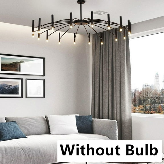 Modern 18 Light Branch Shape Lamp Chandelier Living Room Pendant Lighting Fixture Without Bulb