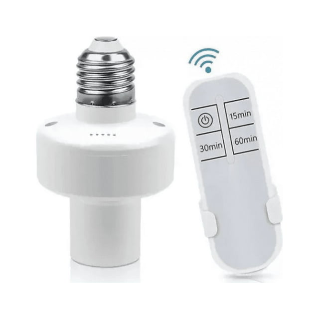 Socket Inteligente Con Control Remoto Para Foco E27 Normal.