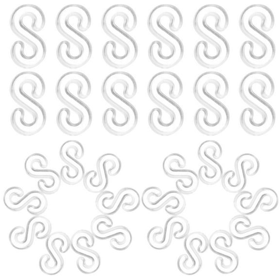 Clispeed Bracelet Clasps Plastic White 500pcs