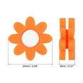 thumbnail image 2 of Uxcell Tennis Racket Vibration Dampener, 6 Pack Racquet Shock Absorber, Orange, 2 of 6