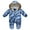 Blue, variant on Povozer Baby Snowsuit Boys' Girls' Waterproof Snowsuit - Infant Snowsuit(Black,18-24M)