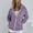 Purple, variant on Women'S Casual Hooded Solid Color Zipper Pocket Top Long Sleeve Spring And Autumn Thin Sweatshirt Fashion Blouse Purdue Womens Coat Big And Tall Jacket Sweater Womens Lax Jacket Womens Workout Jacket