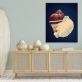 thumbnail image 4 of Stupell Industries Coastal Fiber Conch on Blue Canvas Art, 36 x 48, by Graffitee Studios, 4 of 8