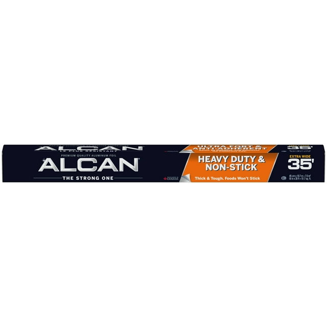 Alcan® Ultime Papier d'Aluminium pour Gril Papier d'Aluminium Antiadhésif Rouleau