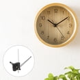 thumbnail image 4 of DINHEAROM 1 Set Quartz Mechanism Clock Movement for Diy Clock Parts Black and Red Round Silent Operation, 4 of 8