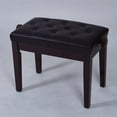 thumbnail image 2 of 22inch piano bench without storage brown, 2 of 9