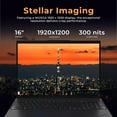 thumbnail image 4 of Lenovo ThinkPad L16 G2 16" WUXGA Touchscreen Laptop, Intel Ultra 5 225U, 32GB DDR5 RAM, 3TB Storage(2TB SSD+1TB Docking Station), Backlit Keyboard, Numeric Pad, Fingerprint, Win 11, Black, 4 of 9