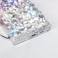 thumbnail image 4 of Compatible with Galaxy S23 Ultra Bling Case Luxury 3D Sparkle Diamond Crystal Rhinestones for Women Girls Glitter Case with Cute Furry Plush Ball Pendant Soft TPU Bumper Shiny Gemstone Cover, 4 of 12