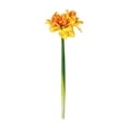 thumbnail image 2 of karymi Artificial Clivia Amaryllis Flower 1pcs Faux Realistic Blooms Tall 25.19 In Home Decor Wedding Centerpiece Vase Floral Arrangement Gifts for Women, 2 of 6