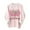 Pink, variant on WREESH Womens Fashion Christmas Sweatshirt Crewneck Sweatshirt Print Pullover Regular Fit Long Sleeve Tops Christmas Blouse Casual Tunic Tops Pink