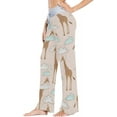 thumbnail image 2 of Women Pajama Pants Lounge Pants Long Stretch Comfy Sleepwear Cute Giraffe in Clouds, 2 of 7