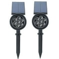 thumbnail image 1 of Luz de pico, impermeable, 2 piezas, 7 LED, luces solares solares para césped, luz solar para exteriores, diseño exquisito, 1 of 8