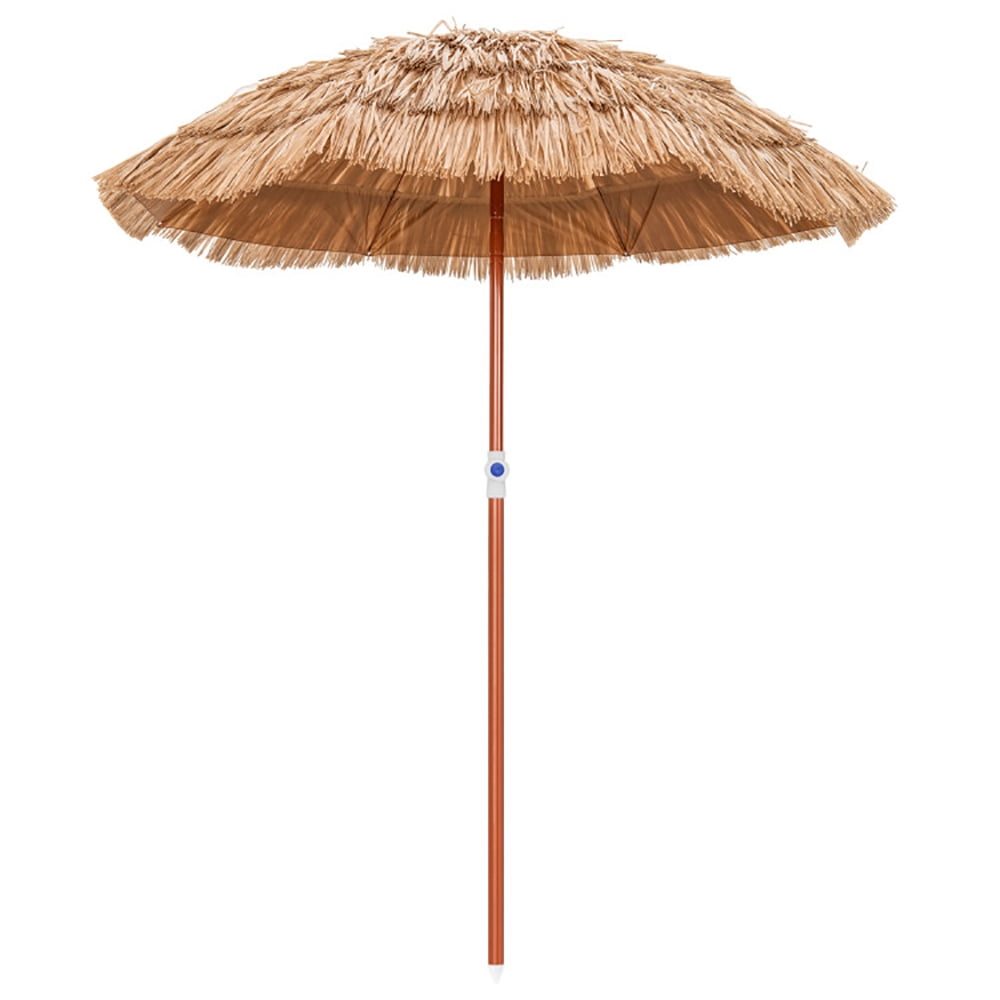 Aimee Lii 6 Feet Thatched Patio Umbrella with Tilt Design and Carrying Bag, Sunbrella Patio Umbrellas Aimee Lii 6 Feet Thatched Patio Umbrella with Tilt Design and Carrying Bag, Sunbrella Patio Umbrellas