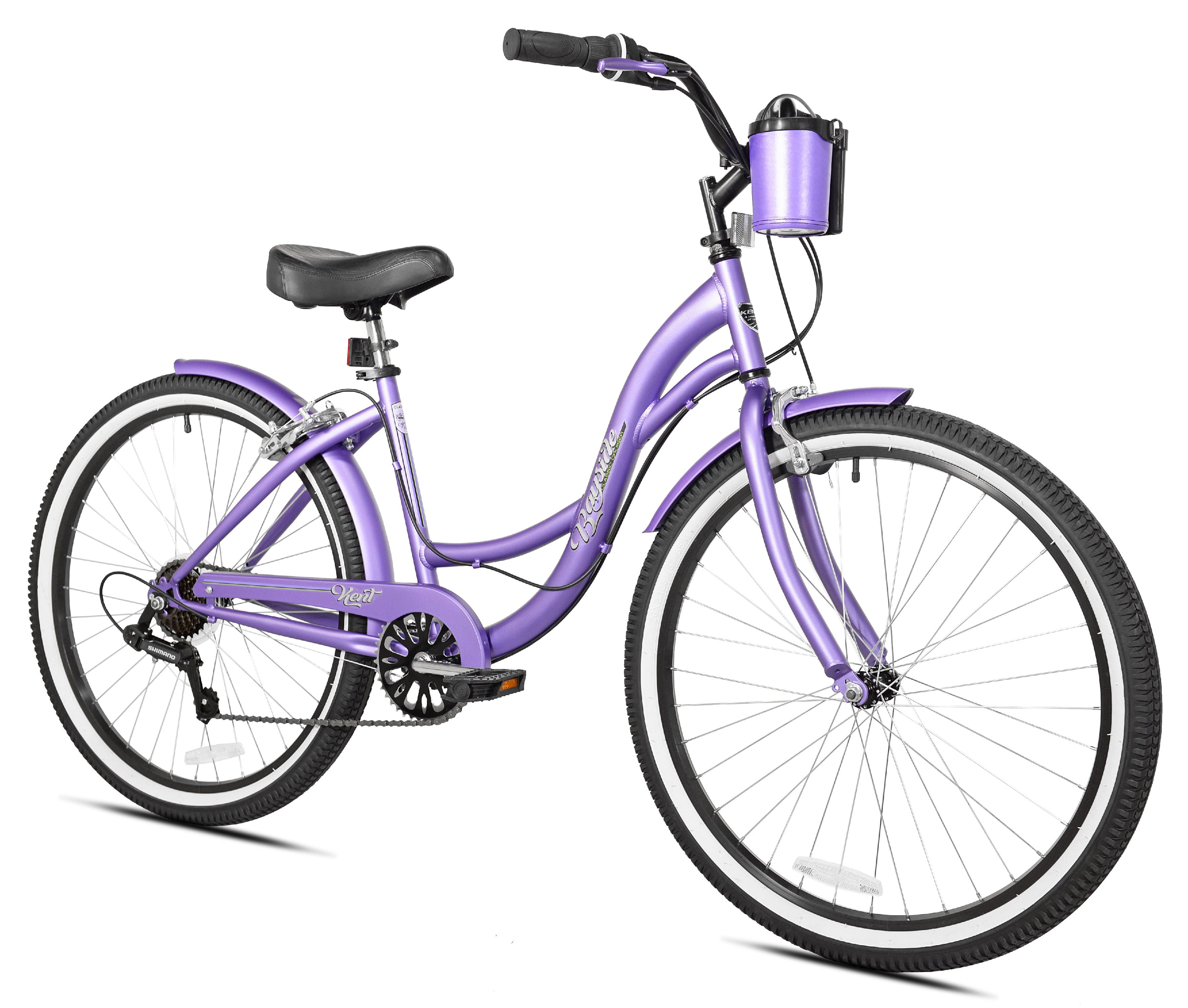 Next Comfort Bike Women's Purple 26” Full Suspension Cruiser Bicycle Shimano New 