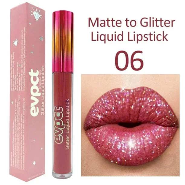 Heallor-pintalabios líquido brillante de 15 colores, maquillaje profesional, brillo de labios metalizado, brillo de labios Sexy