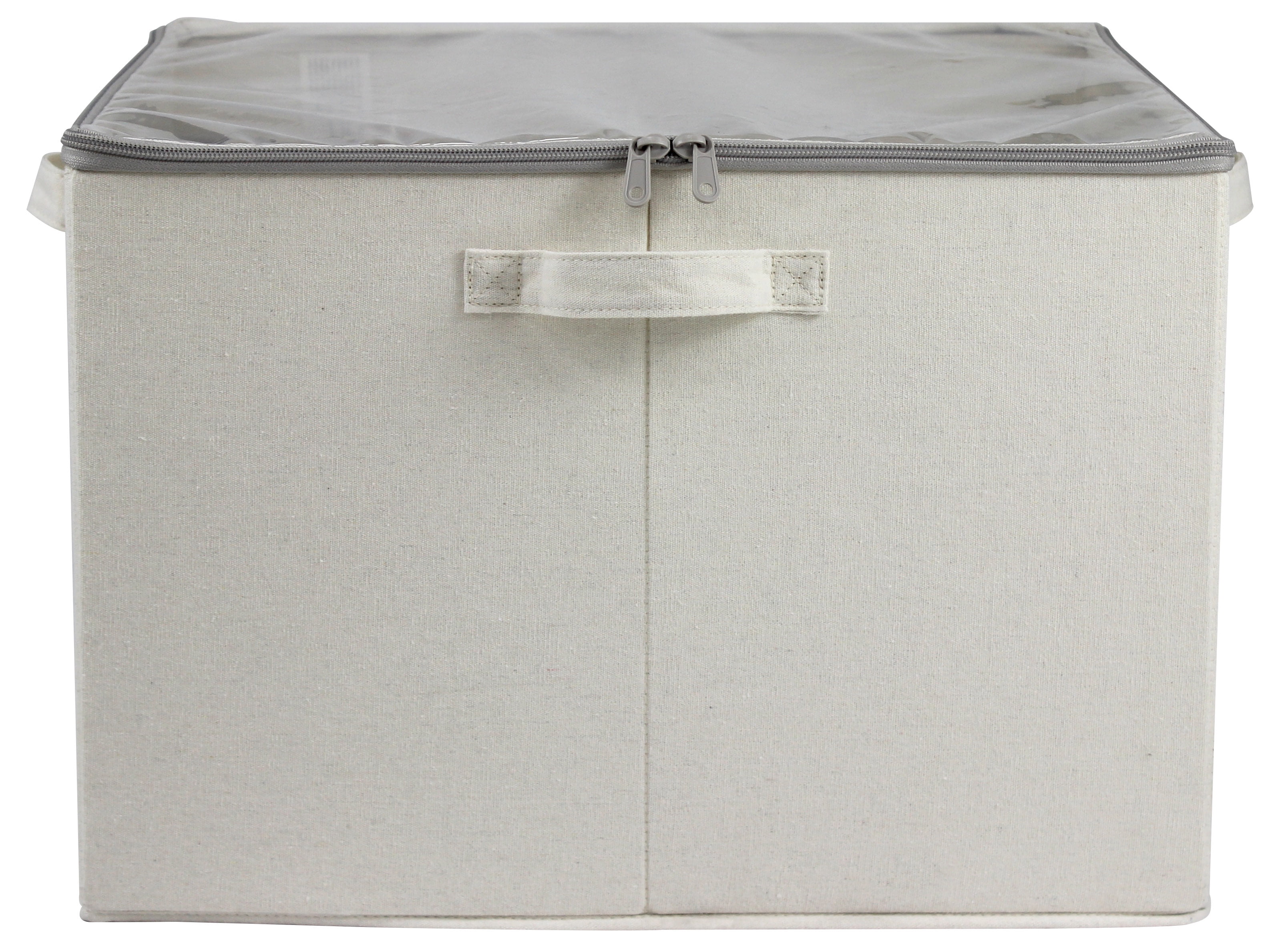 Mainstays Canvas 16 Pair Closet Storage Shoe Organizer Bin with Lid