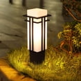 thumbnail image 2 of CNCEST 60W Outdoor Post Lighting Fixtures Exterior Pier Mount Light Sand Black Waterproof Metal for Patio Entryway Garden Backyard, 2 of 2