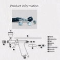 thumbnail image 7 of Versatile Airbrush Kit Double Action Sprayer for Art, Makeup, and Cake Decoration, 7 of 7