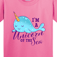thumbnail image 4 of Inktastic Cute Narwhal I'm a Unicorn of the Sea Youth T-Shirt, 4 of 5