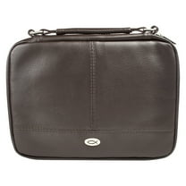 Two-fold Brown Faux Leather Organizer Bible Cover