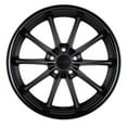 thumbnail image 3 of Tsw Sweep 20X8.5 5X114.3 40Et 66.56Cb Matte Black W/ Gloss Black Lip Wheel, 3 of 3