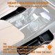 thumbnail image 2 of Luces solares, luces LED solares para escalones, vallas exteriores, luces solares para escaleras, patios, barandillas, piscinas, impermeables, súper brillantes, acrílicas, 2 of 4