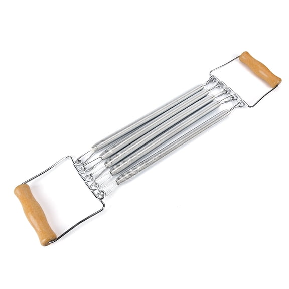 Fitness Equipment,Spring Chest Expander,Wooden Handle Removable Spring Chest Expander Developer Household Exercise Muscle Fitness Equipment