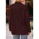 thumbnail image 5 of Blazer PRETTYGARDEN Invierno Chaqueta de Pana con Textura a Rayas Vino Tinto XXL, 5 of 8
