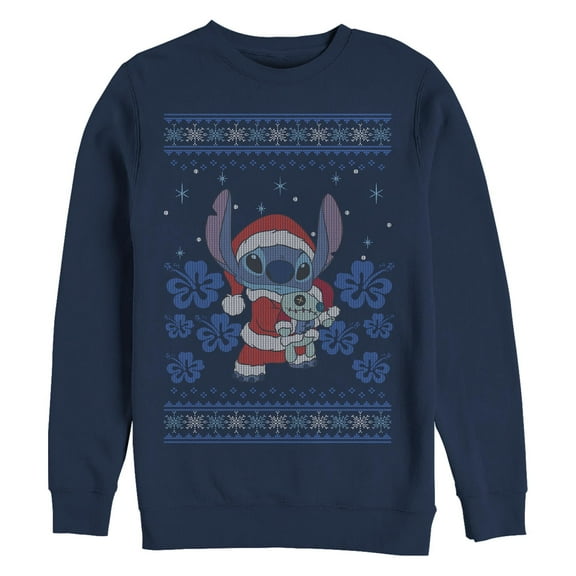 Men's Lilo & Stitch Christmas with Scrump Sweatshirt