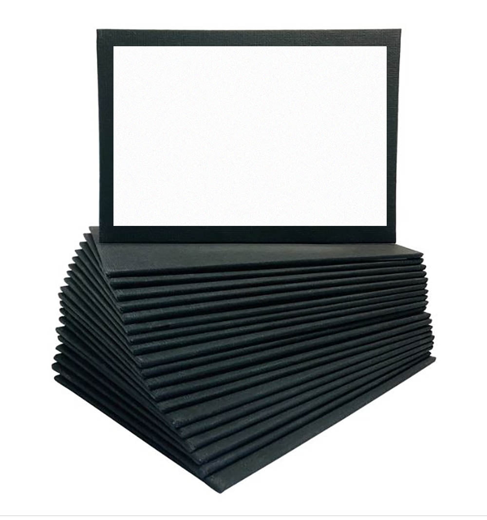8x10 Black Canvas Panels Professional Artist