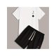 thumbnail image 1 of Camiseta informal de verano de manga corta para hombre con estampado gráfico de Spade J: corte holgado, estilo deportivo, cuello redondo transpirable para uso informal y actividades al aire libre, ro, 1 of 6