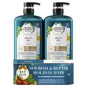 ($19 VALUE) Herbal Essences bio:renew Argan Oil Repairing Color-Safe Shampoo and Conditioner, 40.4 fl oz