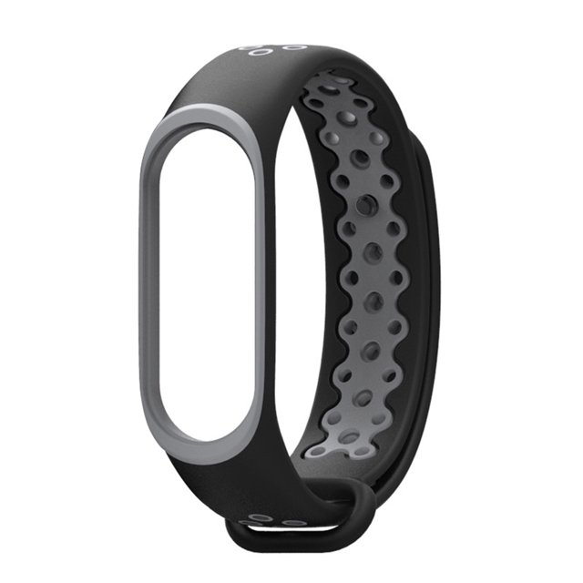 Reemplazo para Xiaomi Mi Band 3/4 Pulsera de silicona Colores dobles / Correa de muñeca de reloj deportivo sólido Advancent EL0222-05