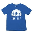 thumbnail image 5 of Alien Bigfoot Loch Ness Monster Moon Youth T-shirt Funny Space UFO Hunter Sasquatch Yeti Dinosaur Nerd Believe Kids, 5 of 7